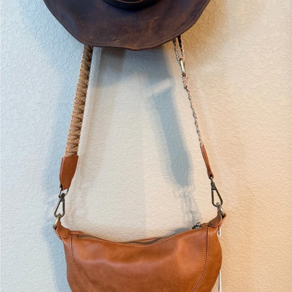 Anthropologie Tan Crossbody Bag - Picture 3 of 5